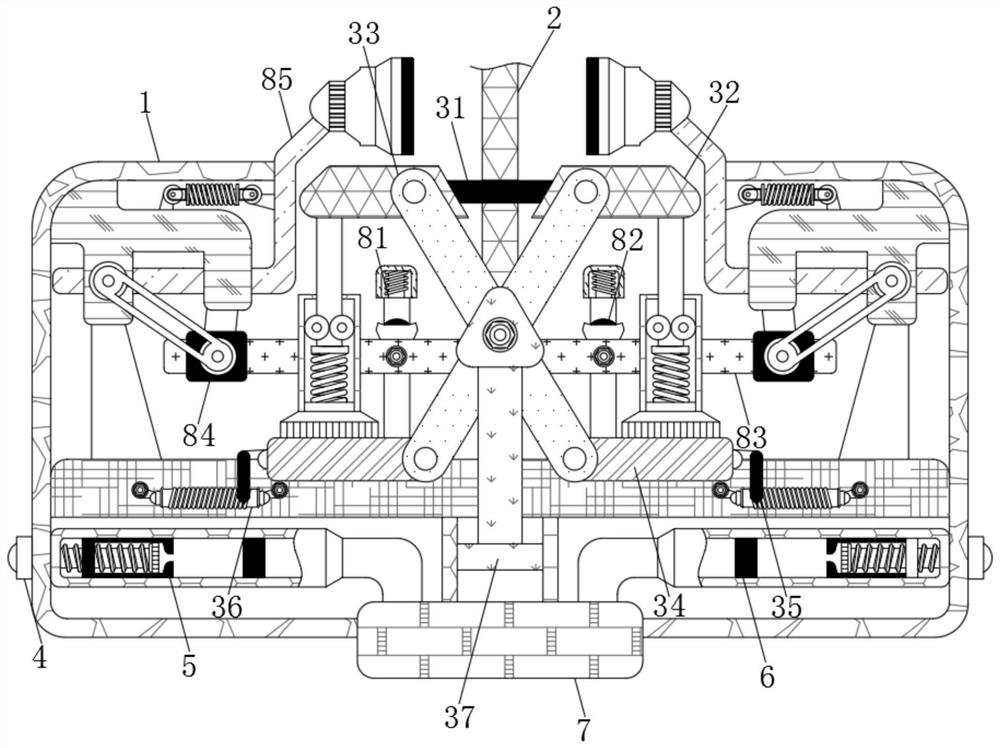 Anti-collision pipe fitting transfer device for building materials