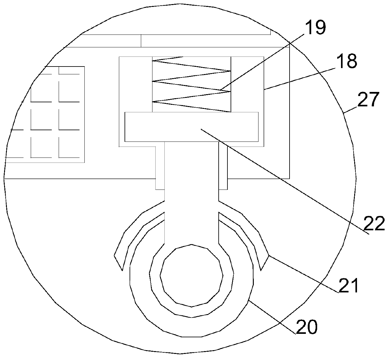 Pneumatic type architectural design drawing board frame