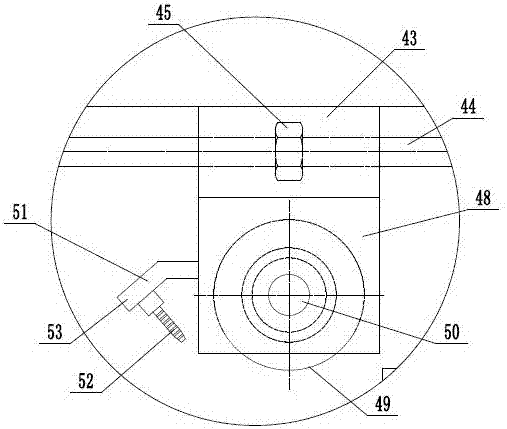 Grinding machining device for T-shaped workpiece