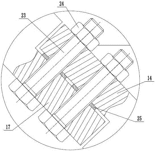 Grinding machining device for T-shaped workpiece