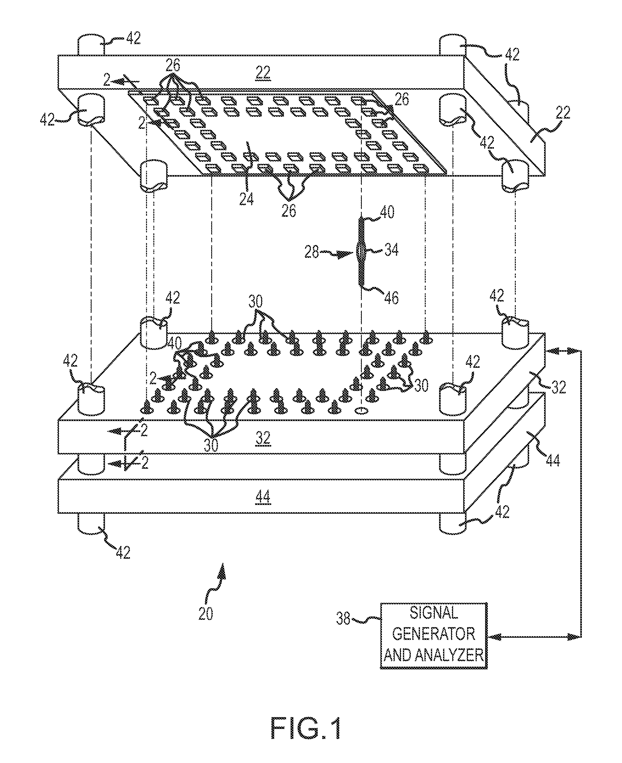 Interconnection Interface Using Twist Pins for Testing and Docking