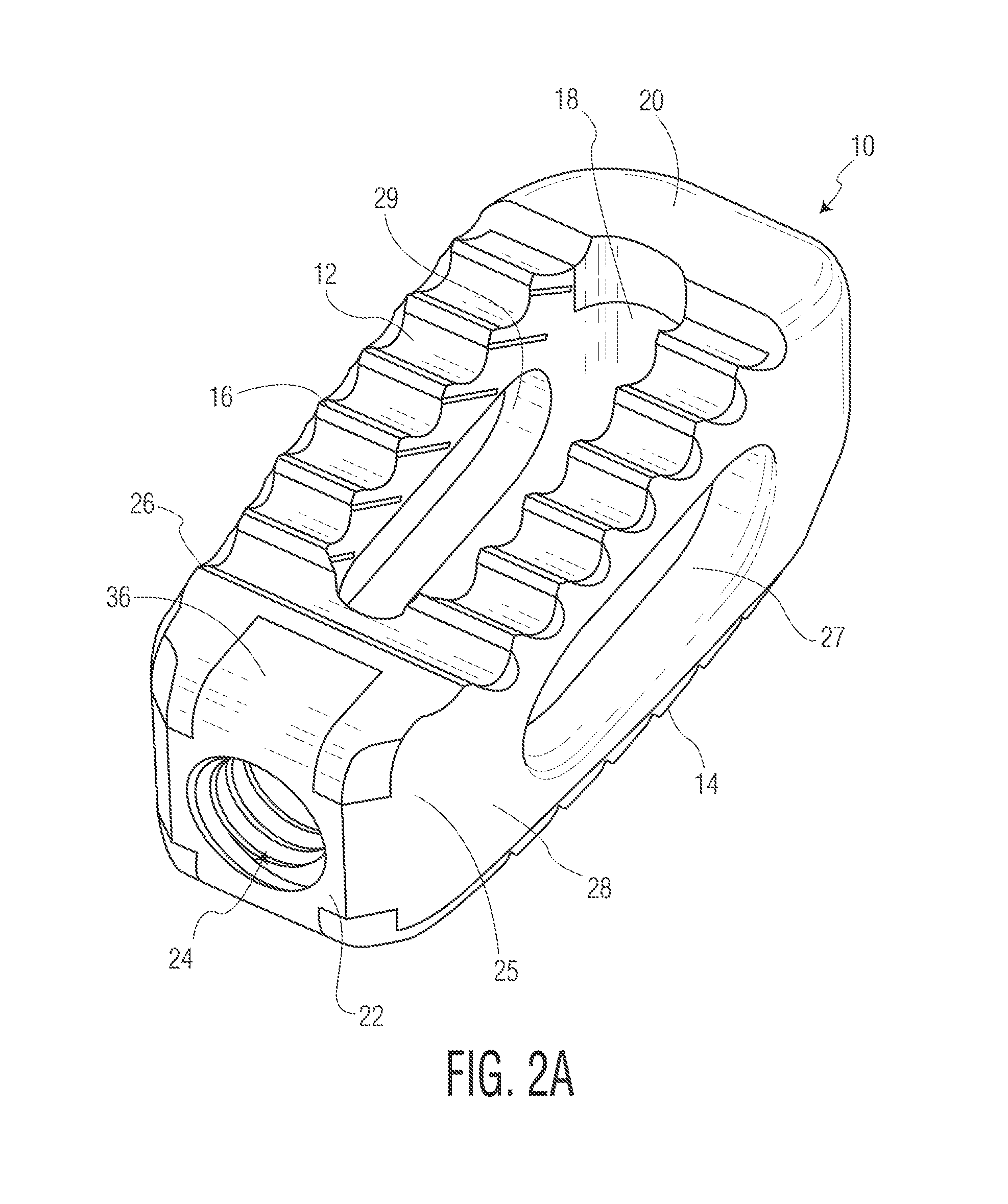 Spinal implant with porous and solid surfaces