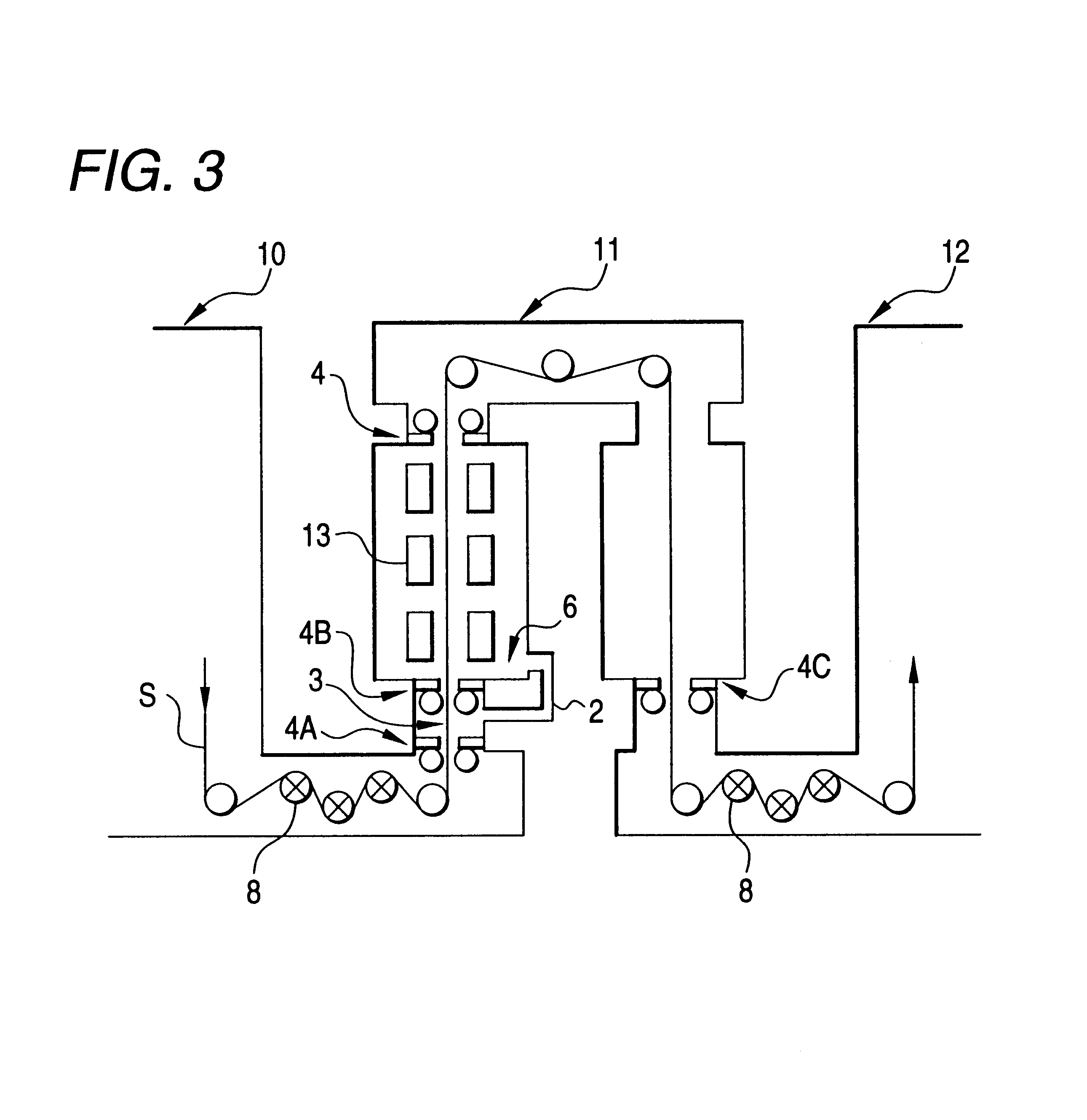 Continuous heat treating furnace and atmosphere control method and cooling method in continuous heat treating furnace