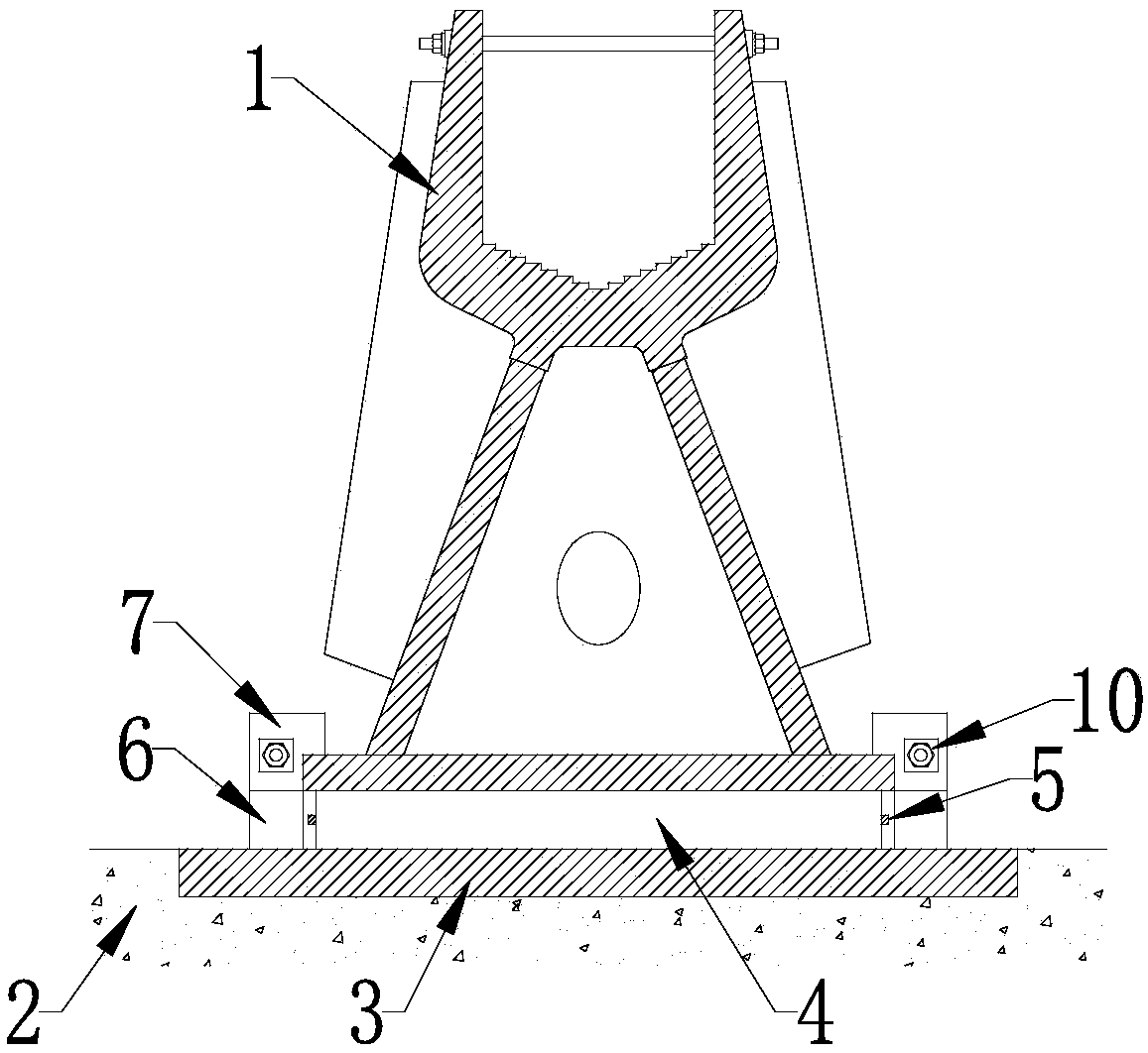 A critical movable main cable saddle for main cable anti-skid