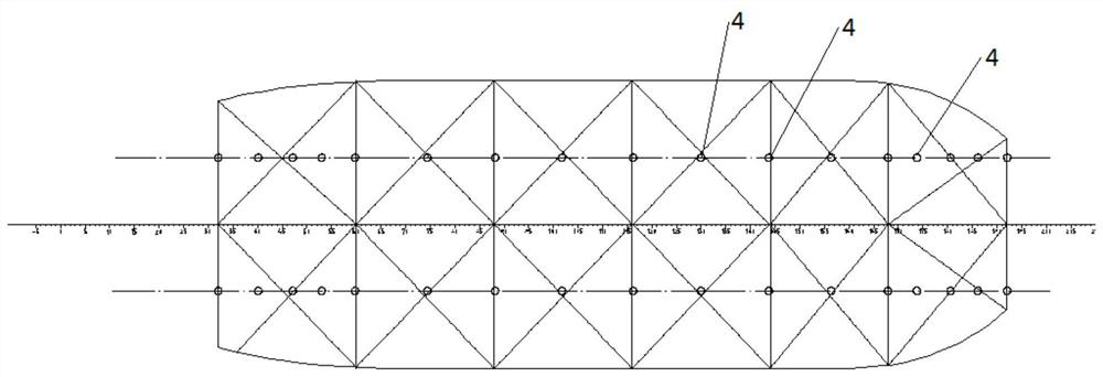 Bilge structure and bottoming barge