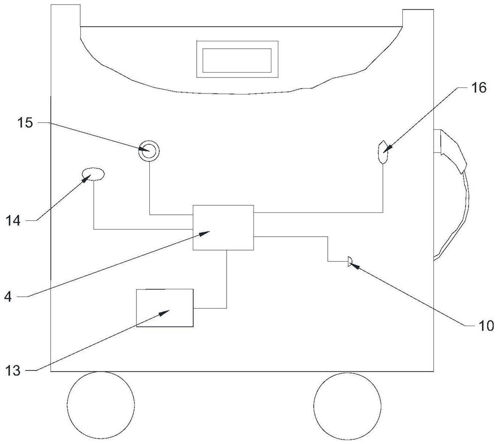 Fire prevention and control device for V2G direct-current charging pile