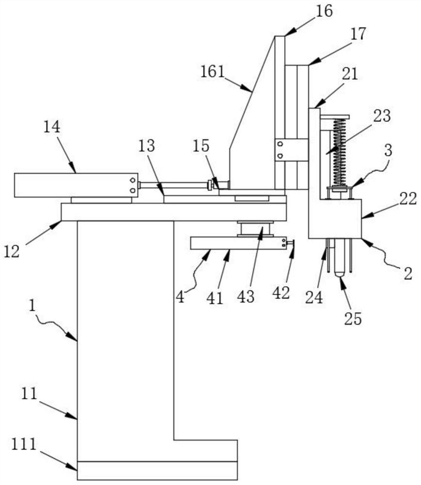 Connector cover plate clamping and moving mechanism