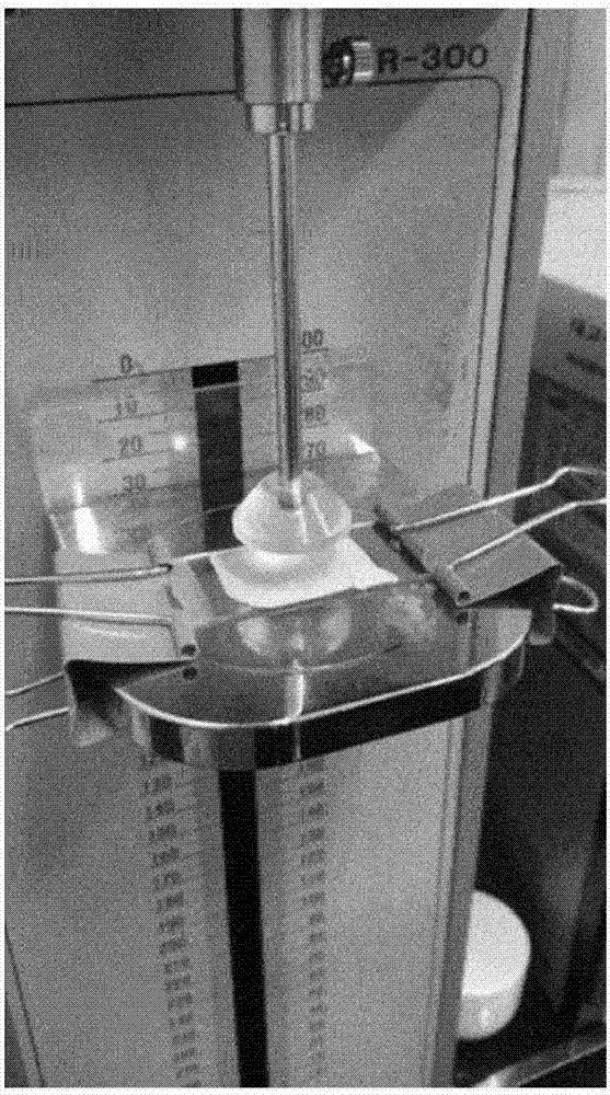 Composite powder having surface of inorganic powder covered with pressue-sensitive adhesive polymer, cosmetic composition containing same, and method for preparing same