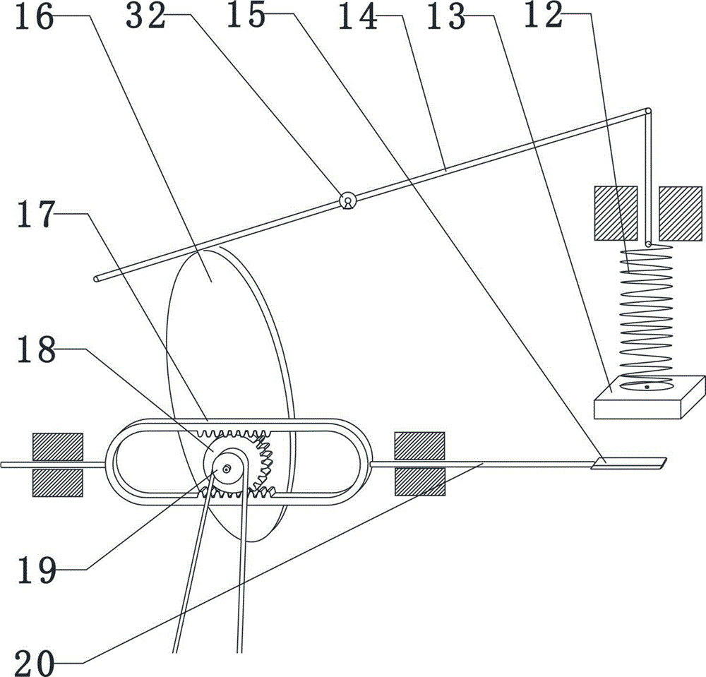 An automatic bean peeling machine