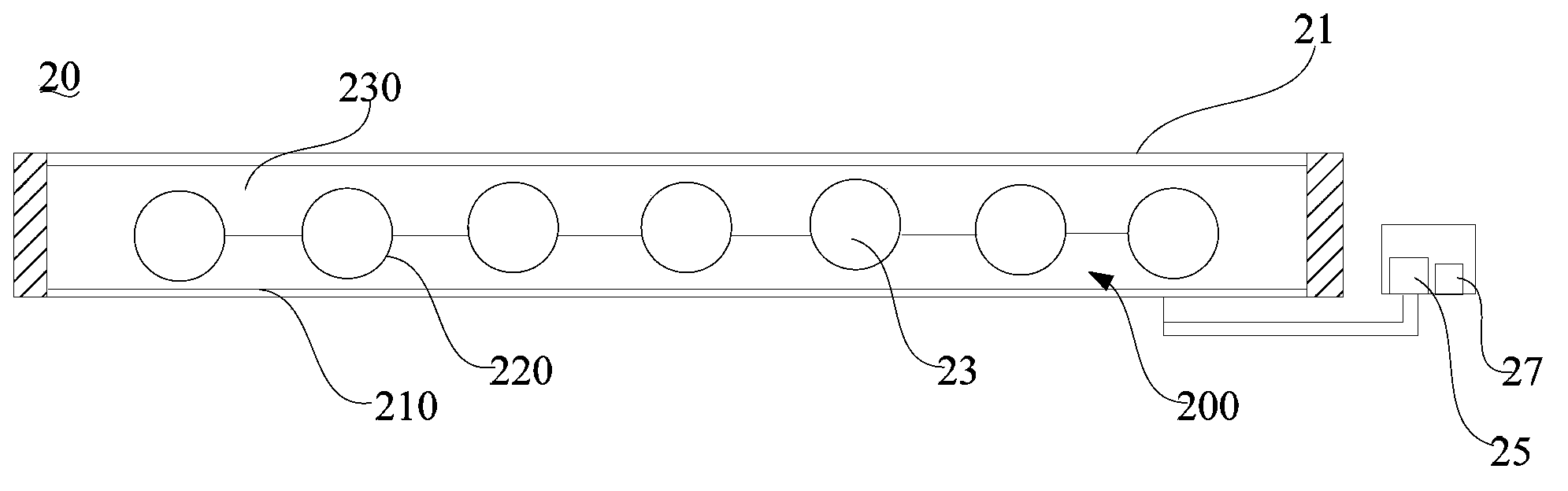 Field emission light source, decoration lamp containing field emission light source, and decoration lamp assembly