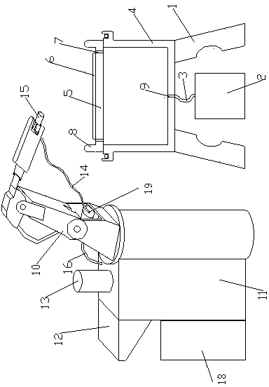 Art spraying device and spraying process thereof