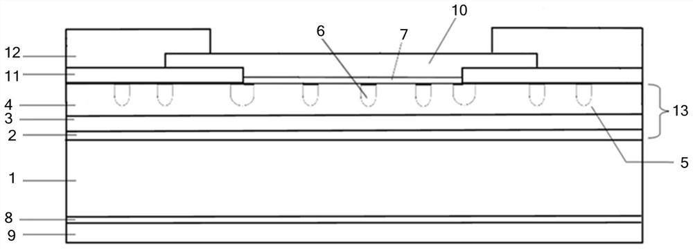 Silicon carbide diode and preparation method thereof