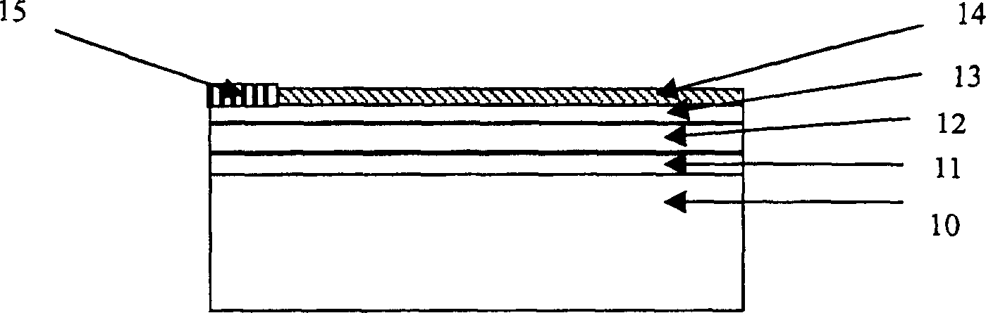 Production of inverted gallium nitride base light emitting diode chip