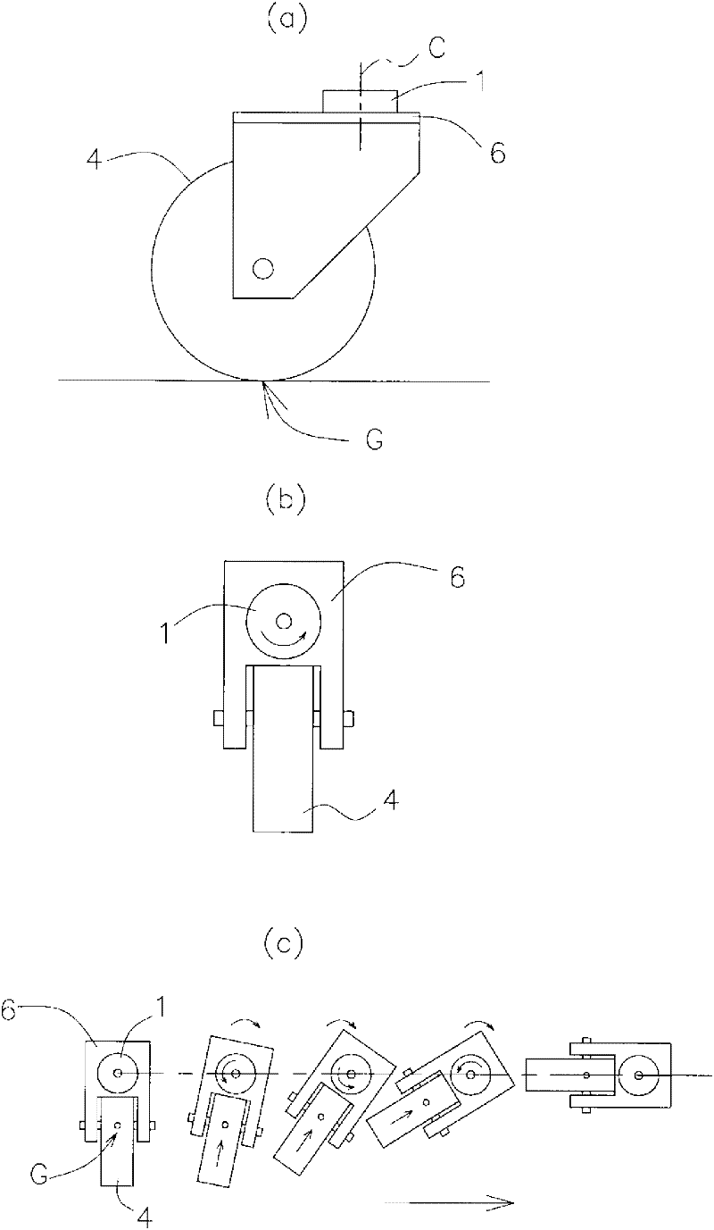 Steerable drive mechanism and omnidirectional moving vehicle