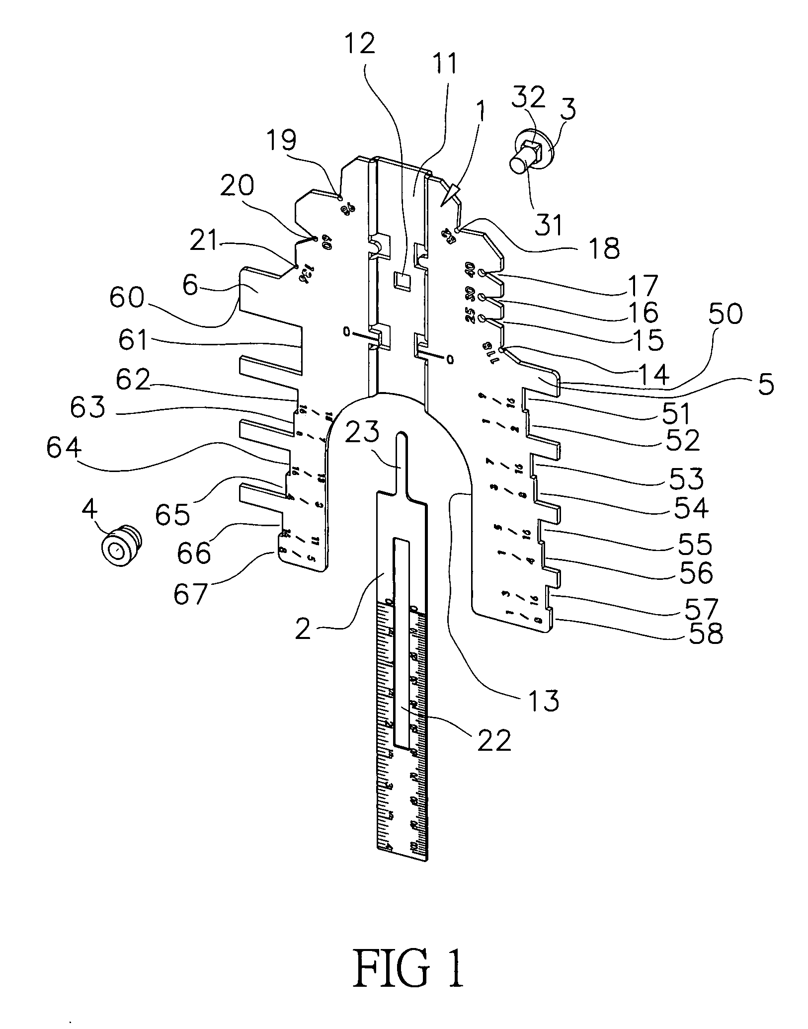 Multi-function measuring tool