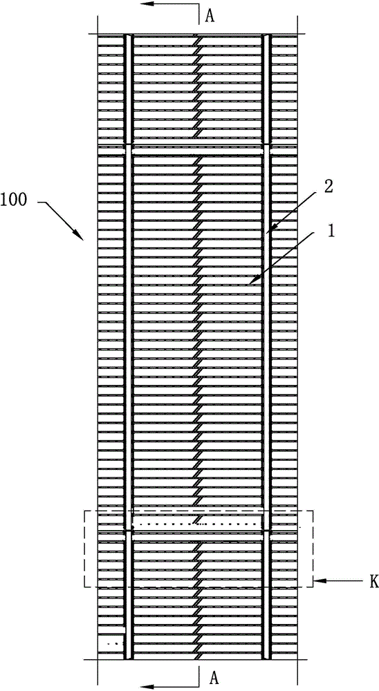 LED display unit and curtain wall type display screen mounted on glass curtain wall