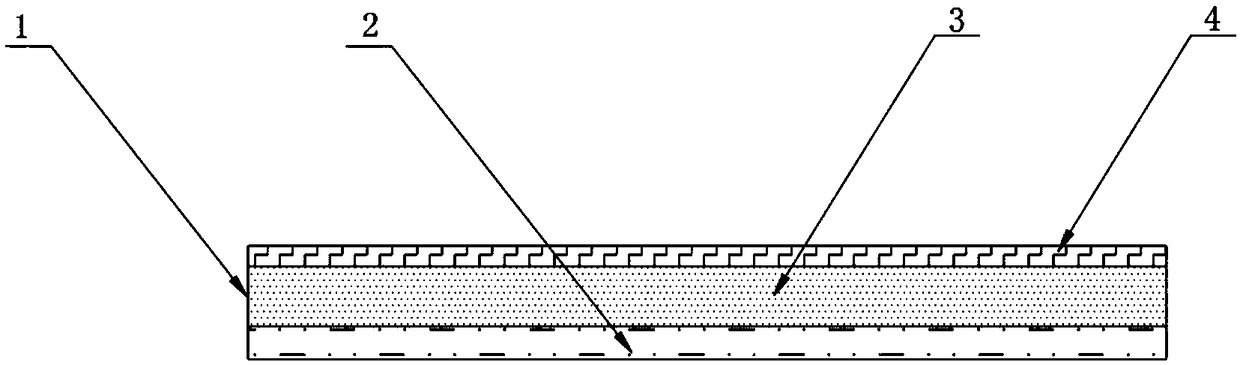 Ceramic tile with function of imitating effect of black galaxy marble, and production technology thereof