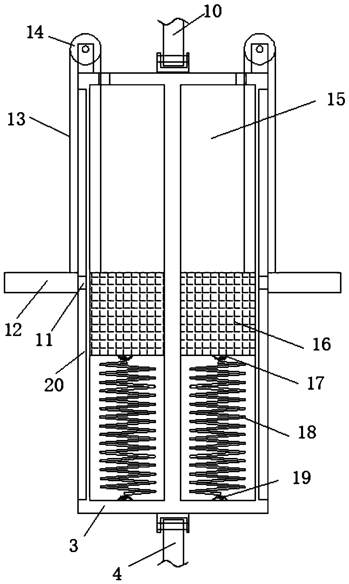 Leg exercise device used for rehabilitation department