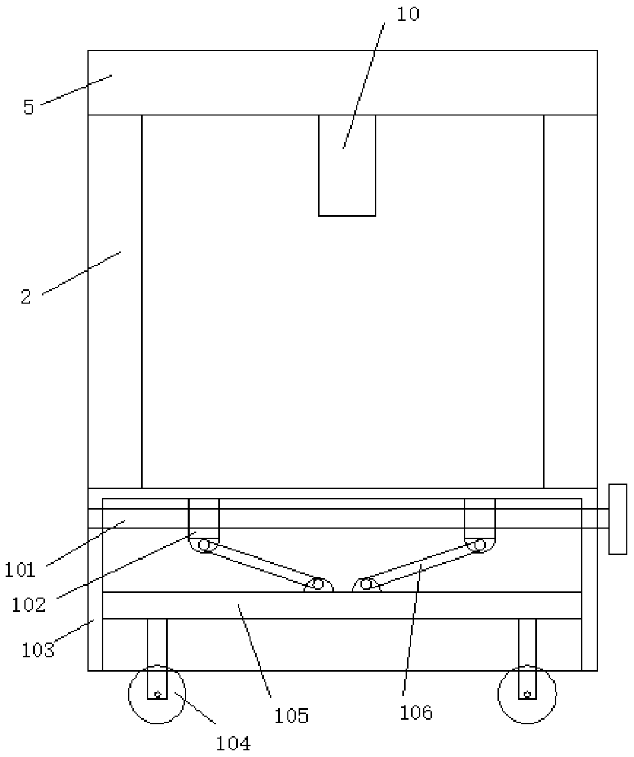 Leg exercise device used for rehabilitation department