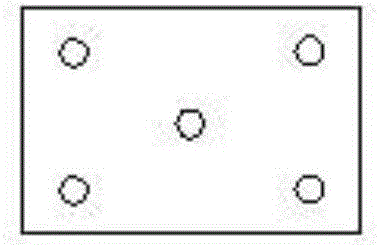 Cup mouth foundation template reinforcing and hydraulic dismounting construction process