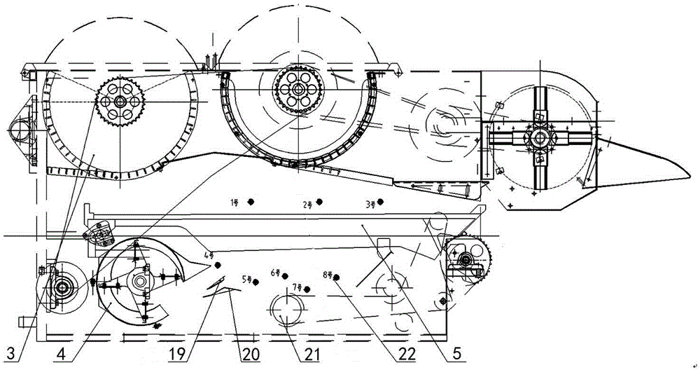 Movable threshing cleaning test stand