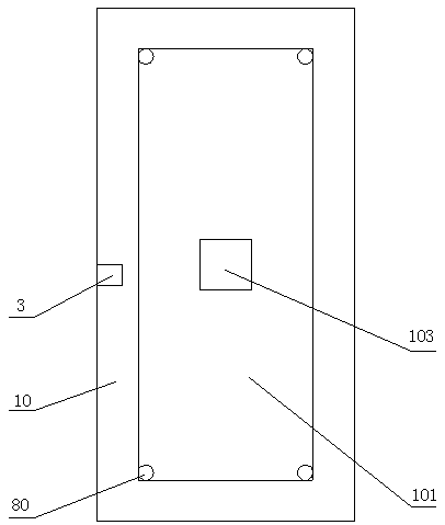 A self-destructing door in case of emergency