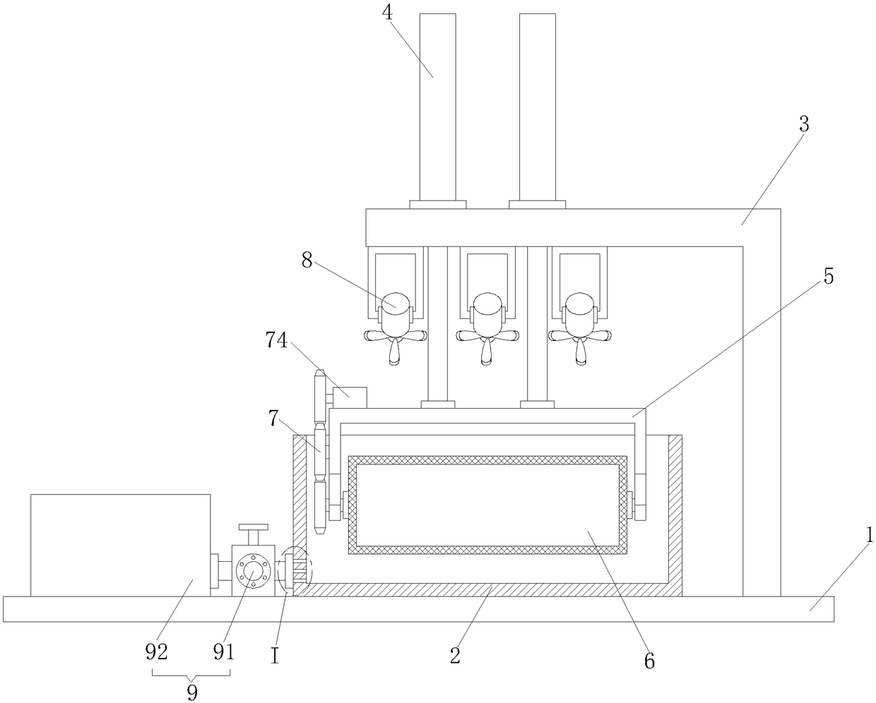 Device for cleaning and drying duck feather