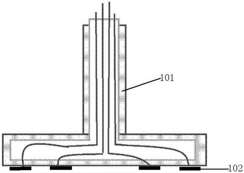 Muscle impedance hand-held electrode based on microneedle array and preparation method