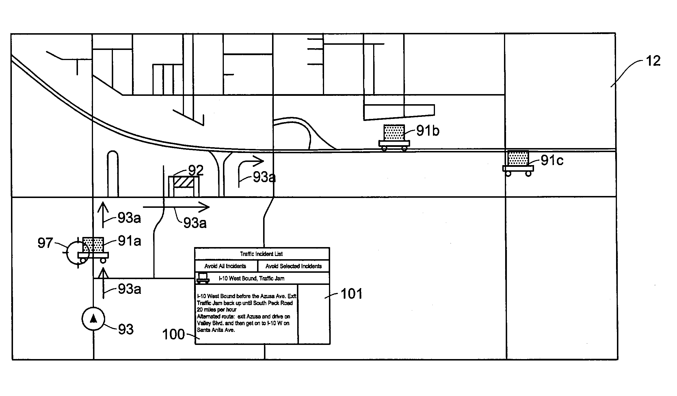 Navigation system for finding optimum route using traffic incidents information