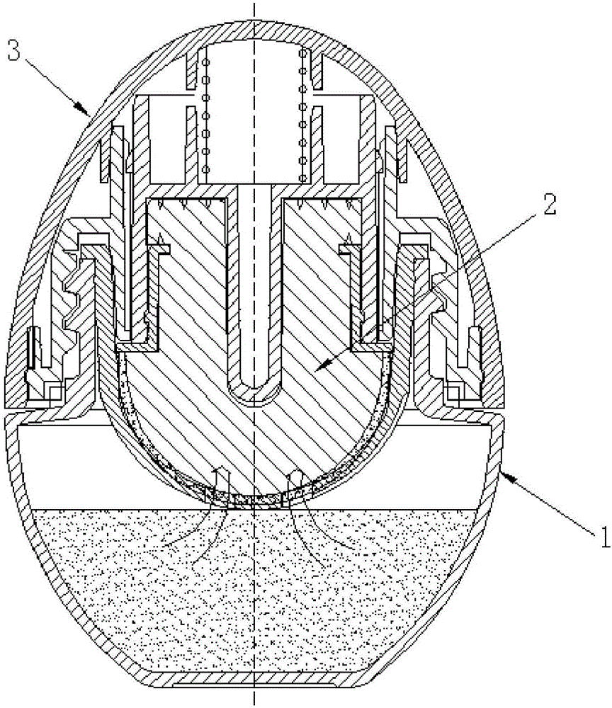 Air cushion container