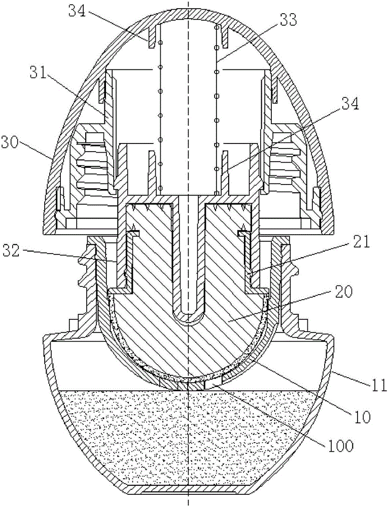 Air cushion container