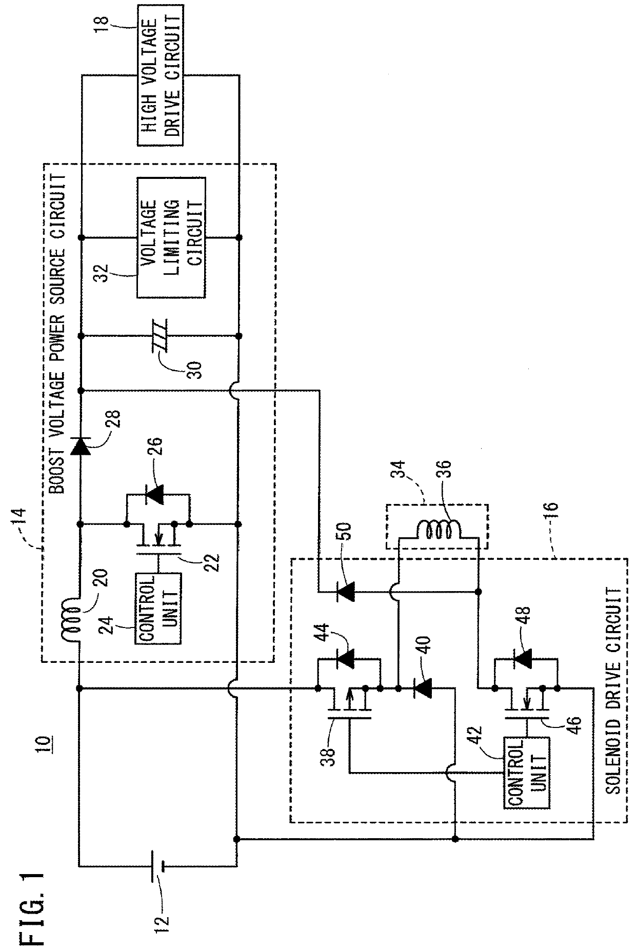 Solenoid drive device