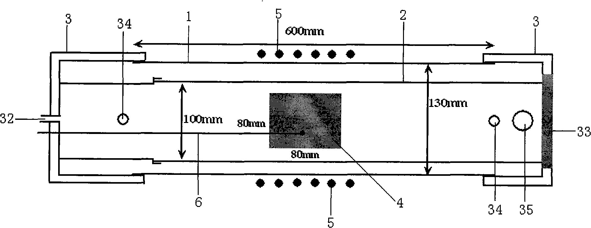 Double-layer airflow quartz fairing reaction chamber apparatus for MOCVD system