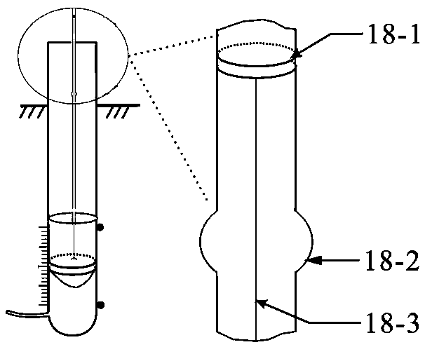 In-situ soil leaching monitoring test device and method