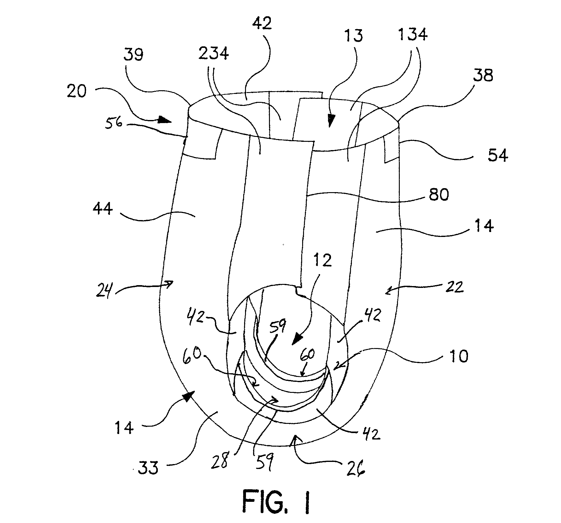 Pant-like absorbent garment having tailored flap and leg elastic