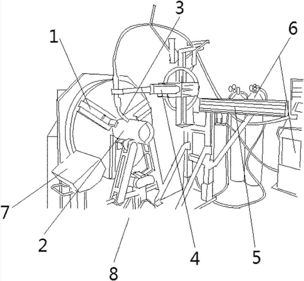 Welding special machine for short pipe-flange and pipe-pipe pieces