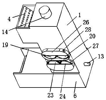 Local digestive treatment device for kitchen garbage