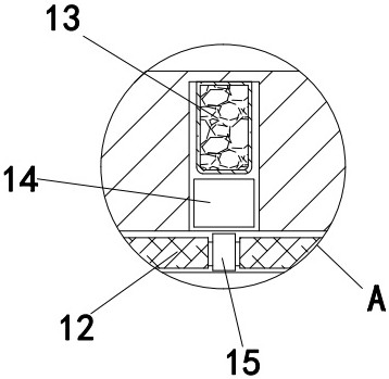 Composite material insulation cantilever supporting device structure