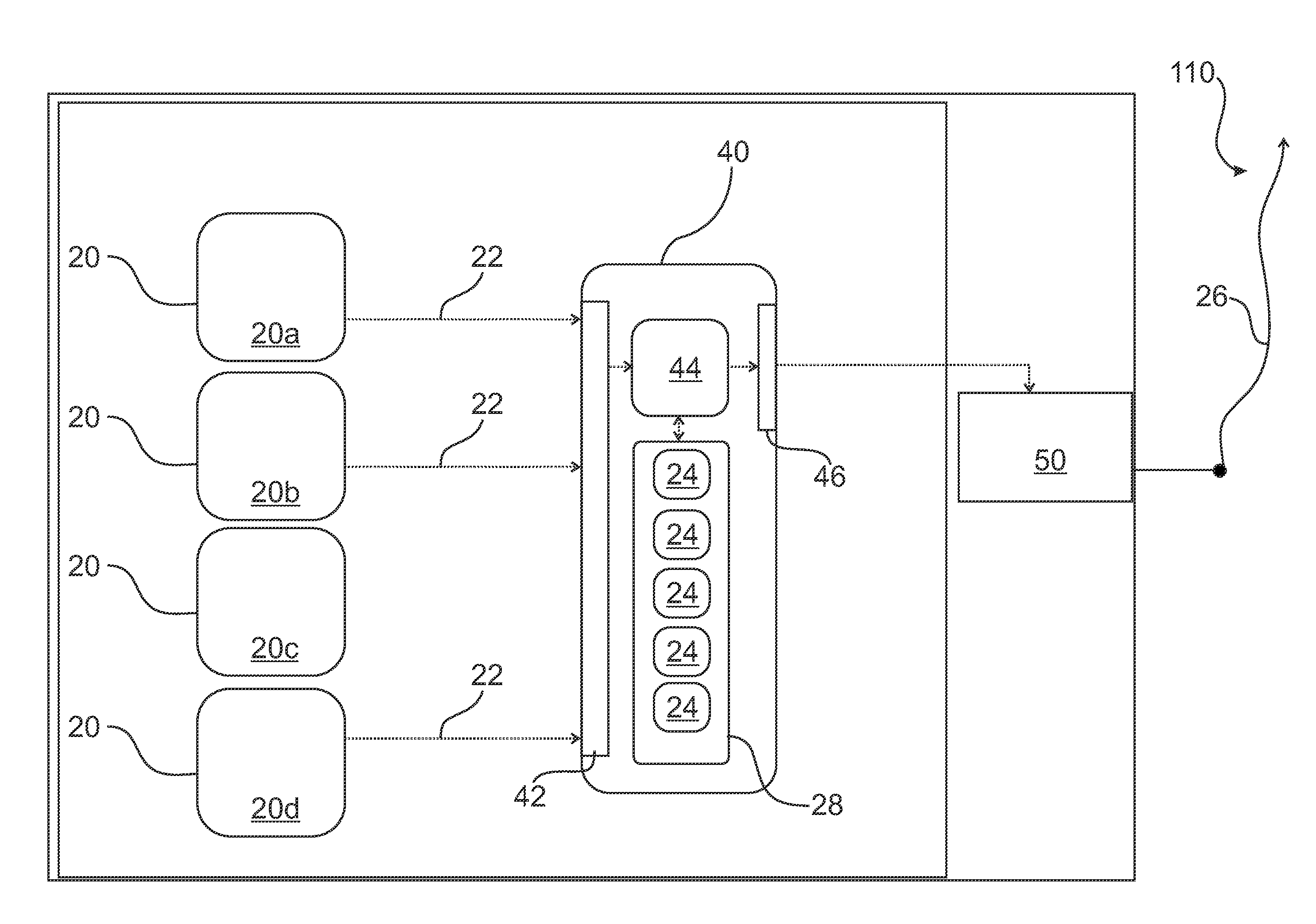 Method for controlling data traffic between a communication device and a communications network via a communications link