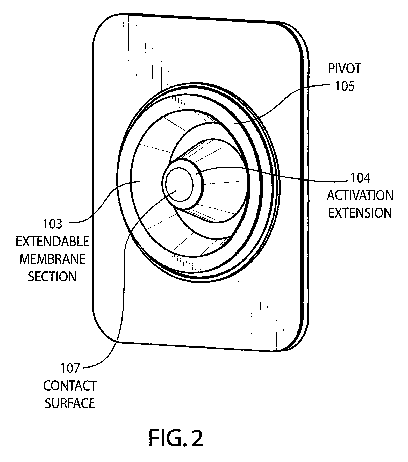 Multi-directional activation button