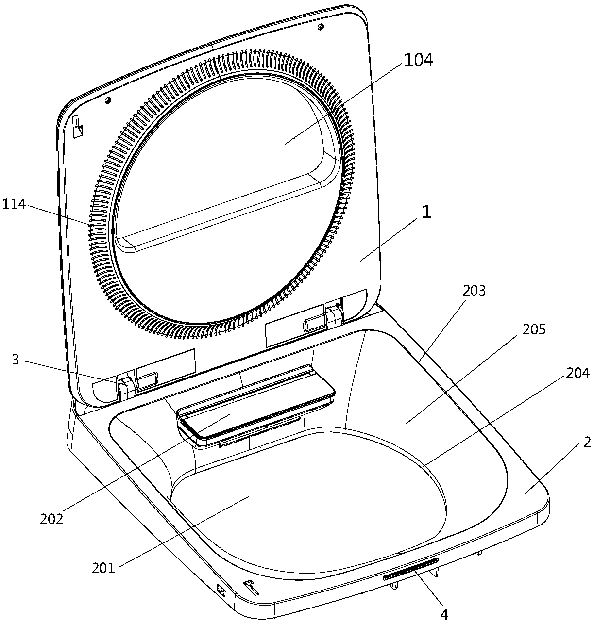 Disc base structure of washing machine