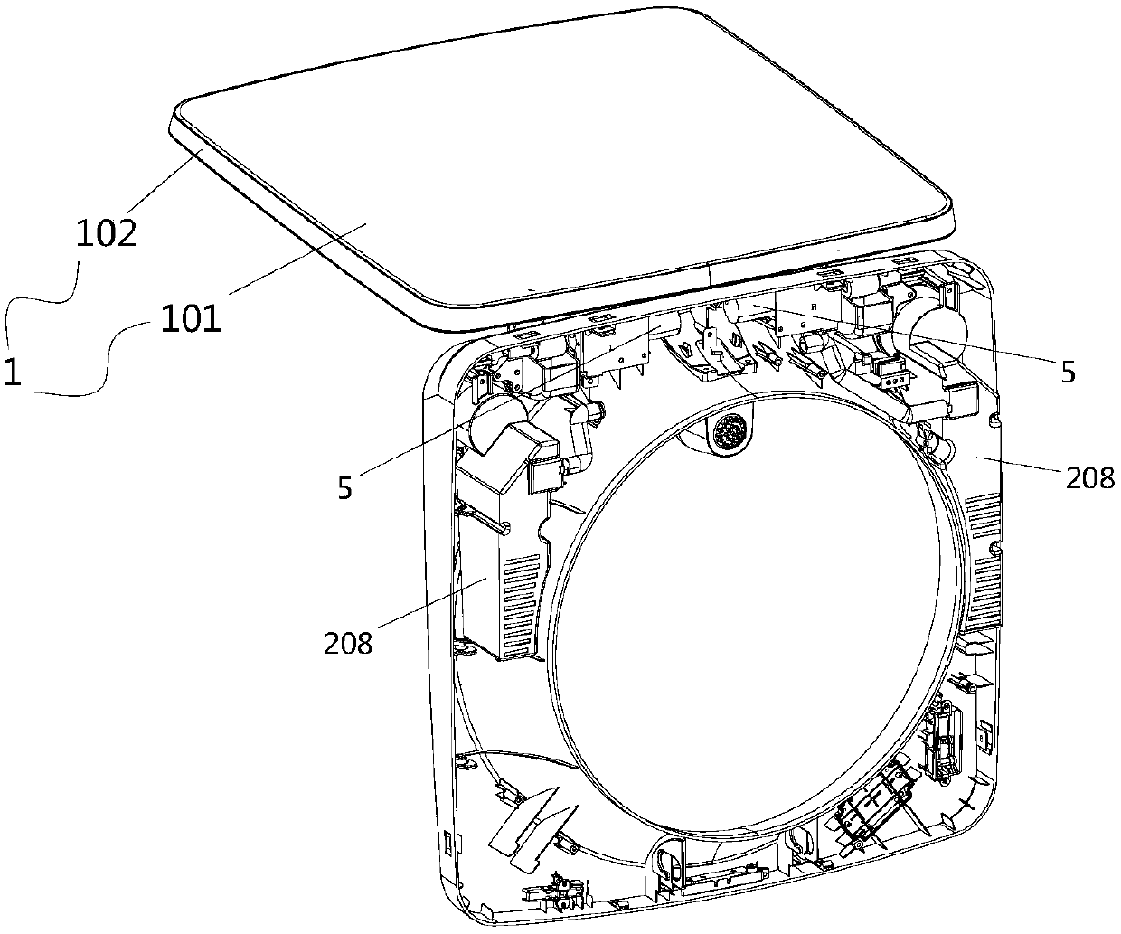 Disc base structure of washing machine