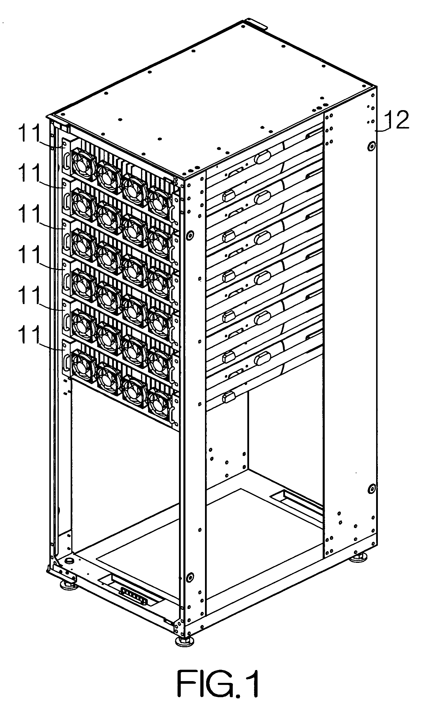 Rack mount type storage unit enabling easy access