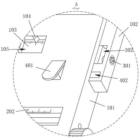 A sheet thickness measuring tool