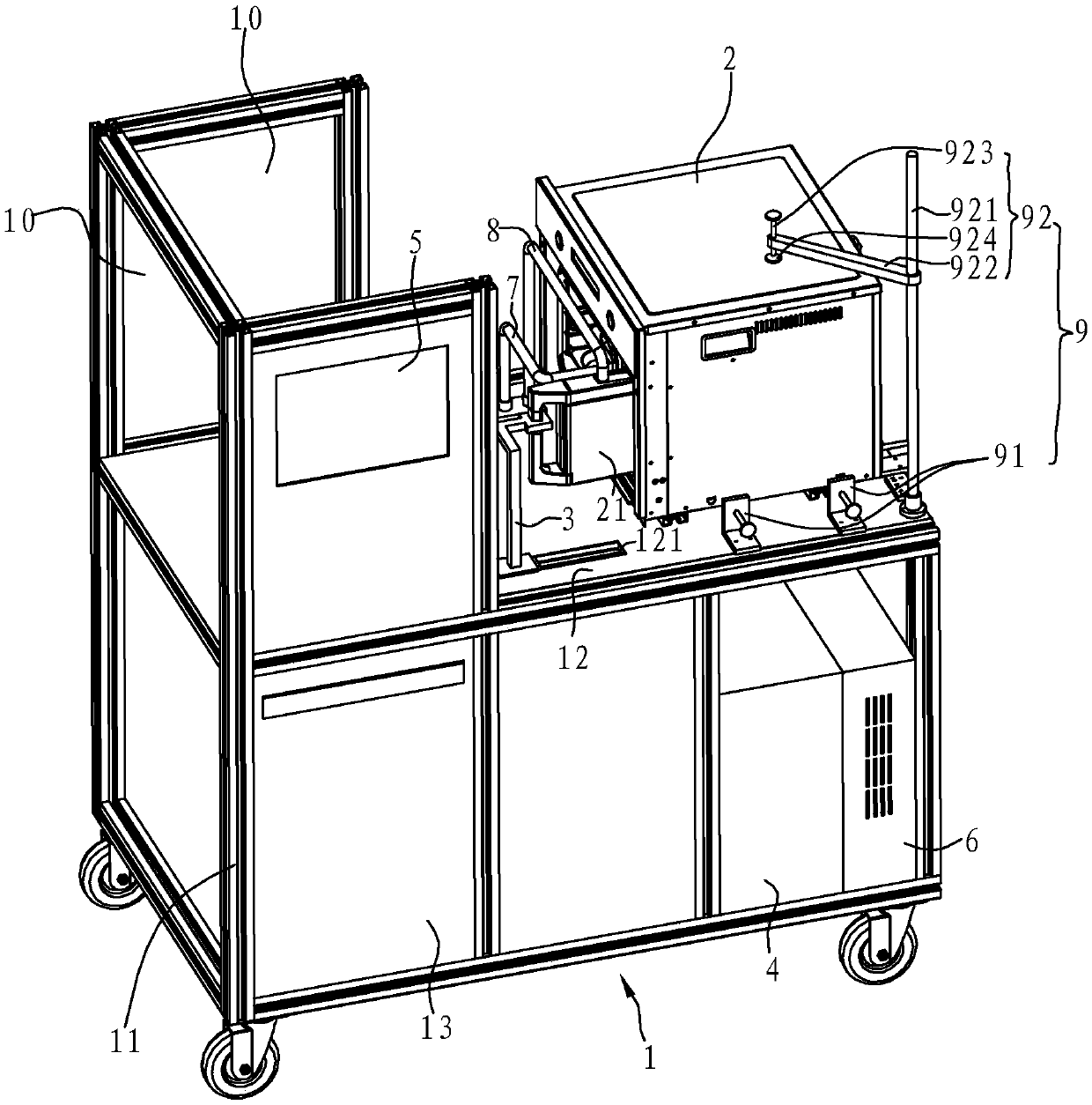 Plugging life testing device for water tank in steam box