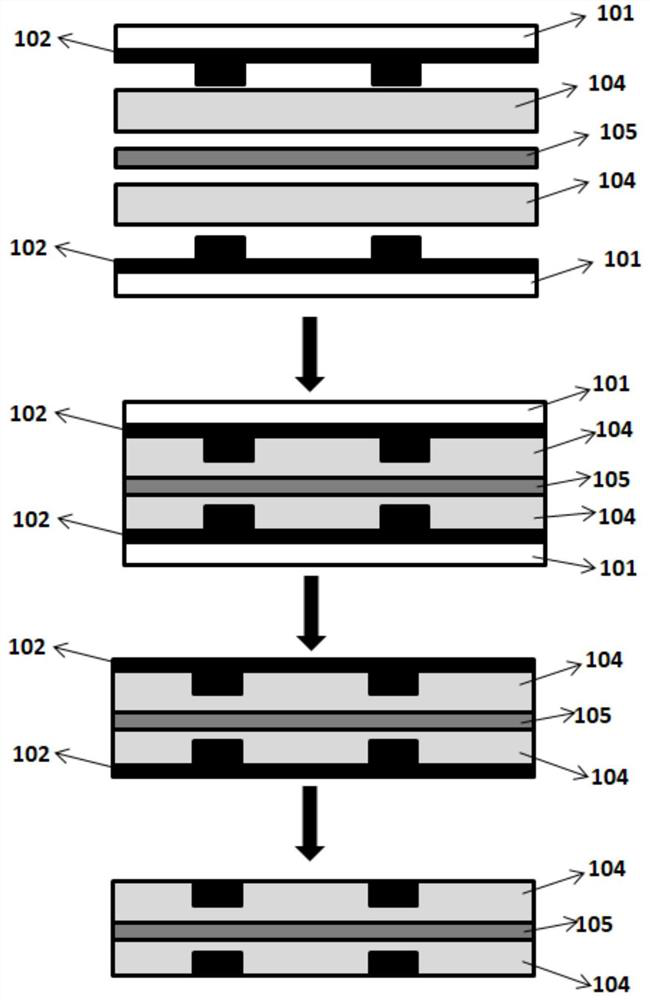 Processing method of circuit-flush printed board