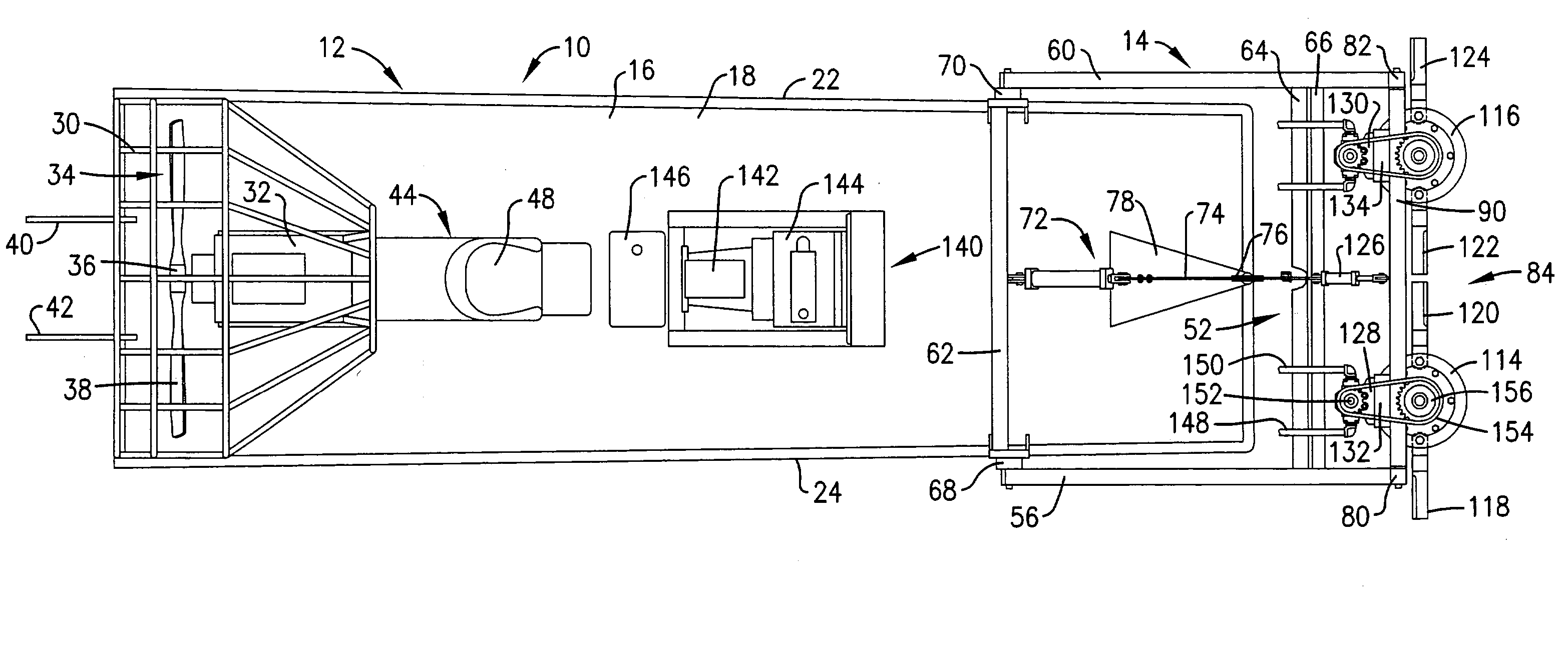 Airboat with aquatic vegetation shredding assembly