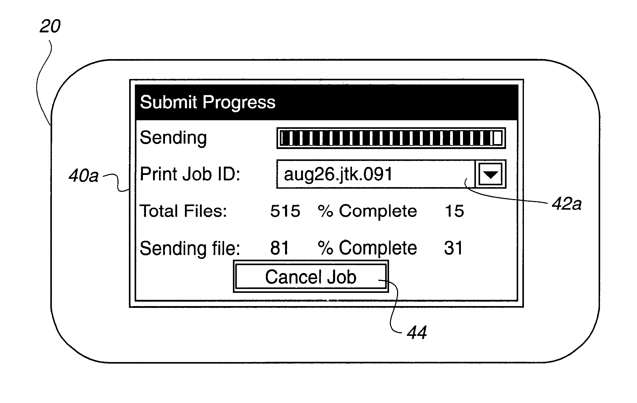 Progress indicator for multiple actions