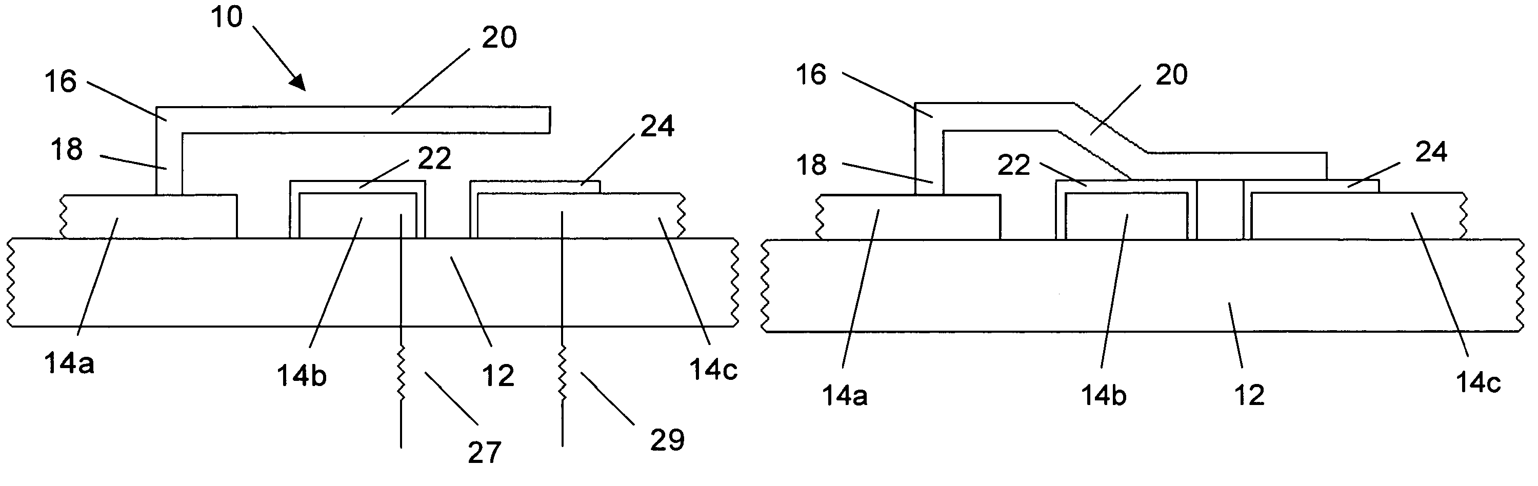 Tunable dielectric radio frequency microelectromechanical system capacitive switch