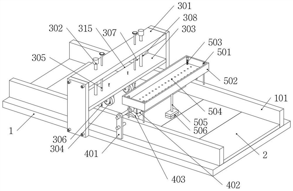 Dynamic detection-based marking device for sponge city engineering